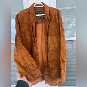 Vintage Unisex Hunt Club Suede Buttondown